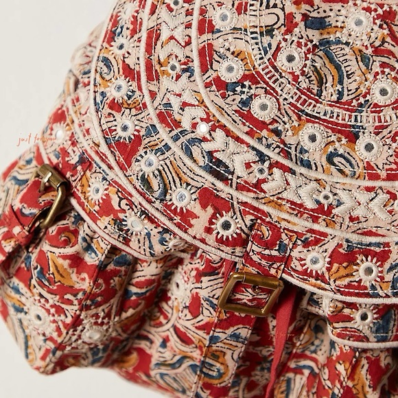 NEW Free People Mia Mirrored Backpack - Picture 13 of 13